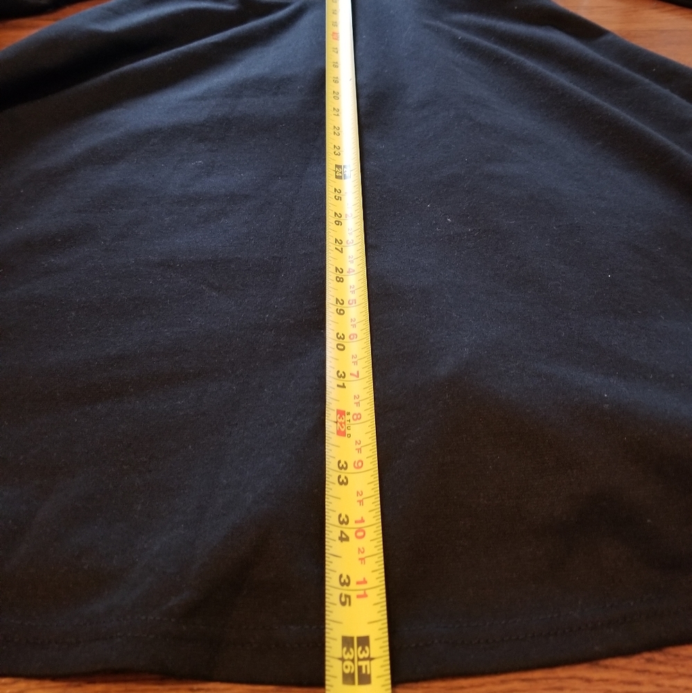 Black Dress W/ White Collar - Picture 6 of 6